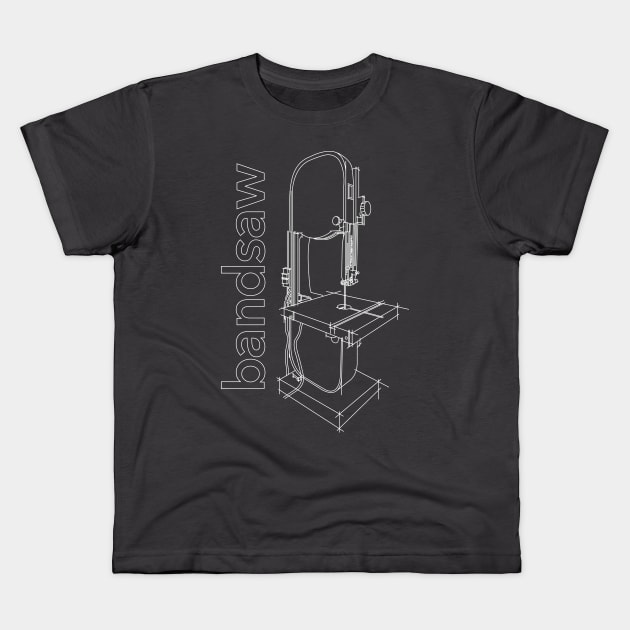 Bandsaw Kids T-Shirt by ElizAlahverdianDesigns